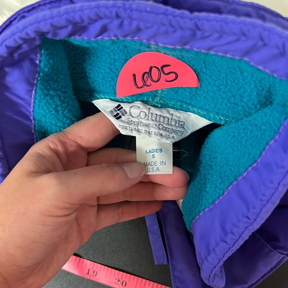 Vintage Columbia ski jacket womens size small 2 in 1 bugaboo retro made in USA - Picture 8 of 16